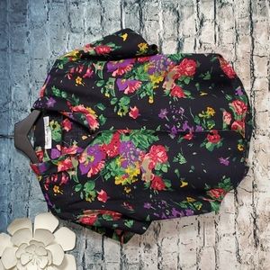 Vintage | Allison Smith Gypsy Boho Prairiecore Black Garden Floral Blouse